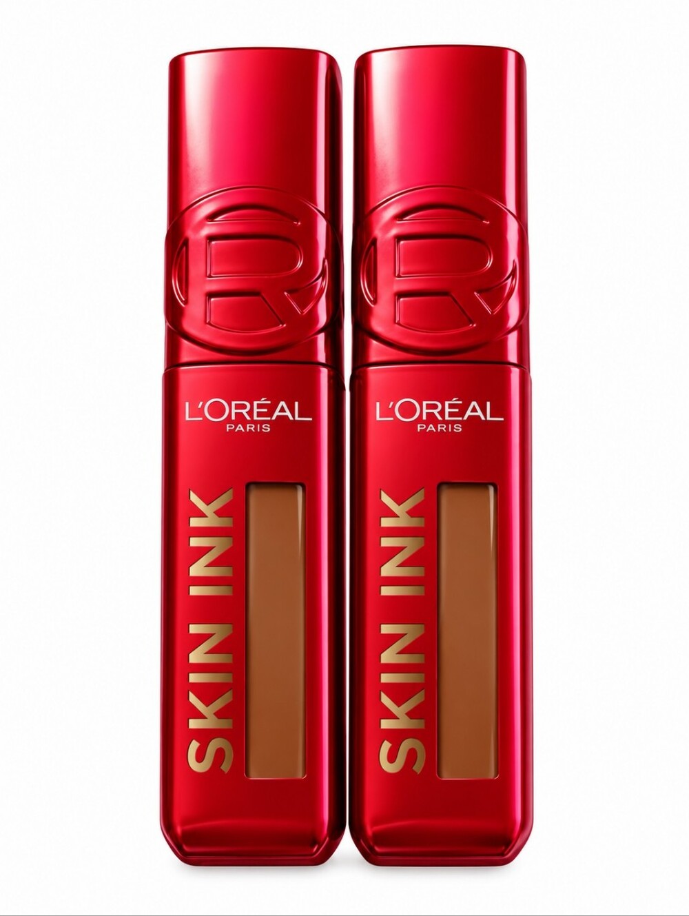 2 x L'Oreal Infallible Skin Ink 2-in-1 Foundation Concealer, 400 Deep Cool Rose